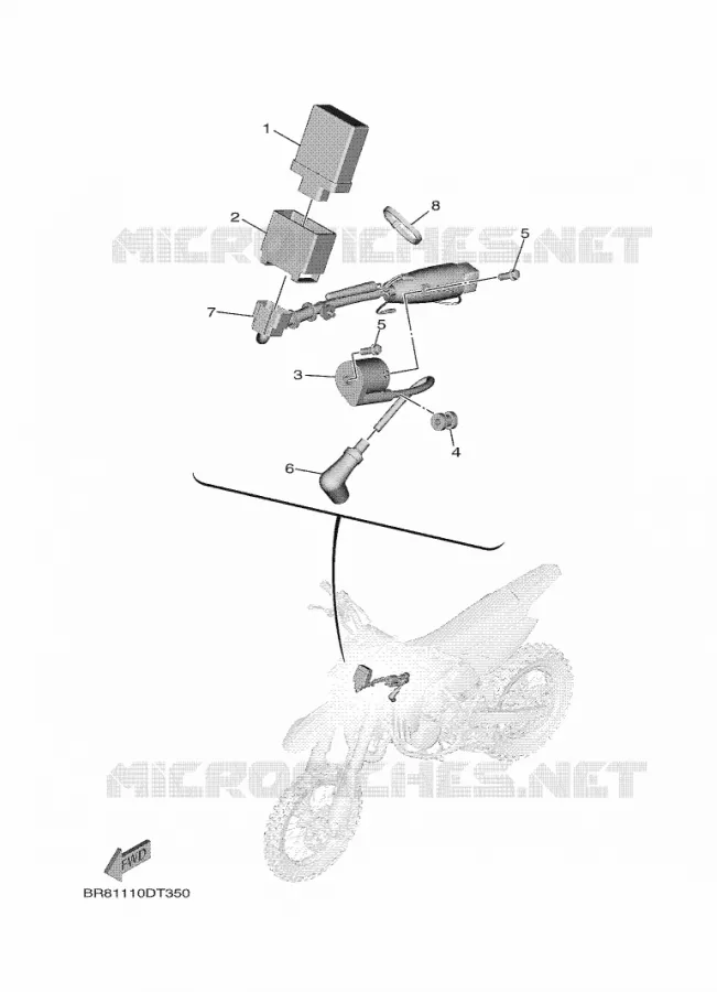 ELECTRICAL 1 Yamaha MOTO 65 2021 YZ  YZ65