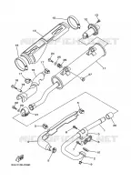 EXHAUST for Yamaha BRUIN 2004