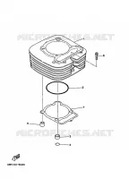 CYLINDER for Yamaha KODIAK 1996
