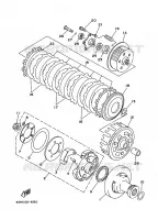 STARTER CLUTCH for Yamaha KODIAK 1996