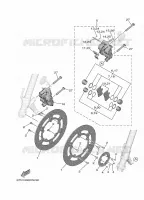 FRONT BRAKE CALIPER for Yamaha MT 2021
