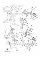 STAND / FOOTREST for Yamaha TRACER 2020