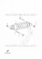 REAR SHOCK ABSORBER for Yamaha TRACER 2020