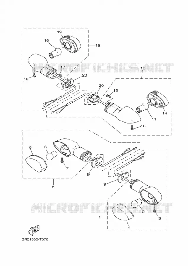 INDICATOR Yamaha MOTO 250 2020 R25  YZF250-A