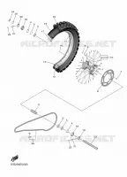 REAR WHEEL for Yamaha YZF 2020