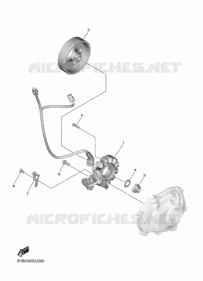 IGNITION Yamaha MOTO 250 2020 YZF  YZ250F