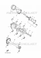 CRANKSHAFT / PISTON for Yamaha MT 2020