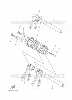 GEAR SHIFT SELECTOR DRUM / FORKS for Yamaha MT 2020