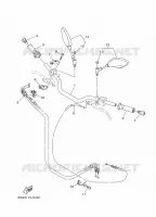 HANDLEBAR & CABLES for Yamaha MT 2020