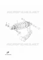 REAR SHOCK ABSORBER for Yamaha MT 2020