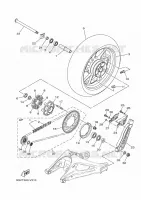REAR WHEEL for Yamaha MT 2020