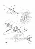 REAR WHEEL for Yamaha XSR 2020