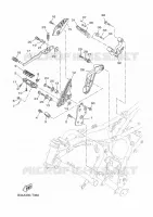STAND / FOOTREST 2 for Yamaha XSR 2020