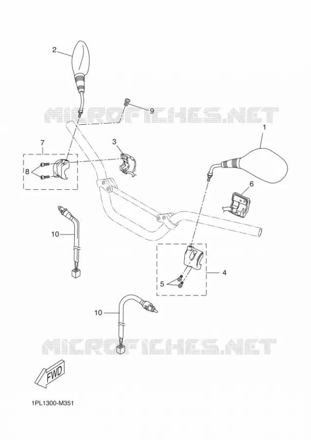 SWITCH / LEVER Yamaha SCOOTER 50 2016 AEROX  NS50N