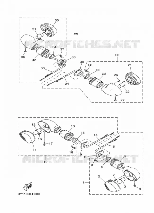 INDICATOR Yamaha MOTO 110 2020 CRUX  YD110D-4