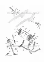STAND / FOOTREST for Yamaha TMAX 2020