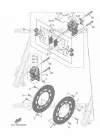 FRONT BRAKE CALIPER for Yamaha TMAX 2020
