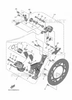 REAR BRAKE CALIPER for Yamaha TMAX 2020
