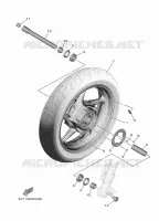FRONT WHEEL for Yamaha TMAX 2020