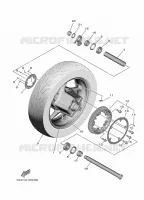 REAR WHEEL for Yamaha TMAX 2020