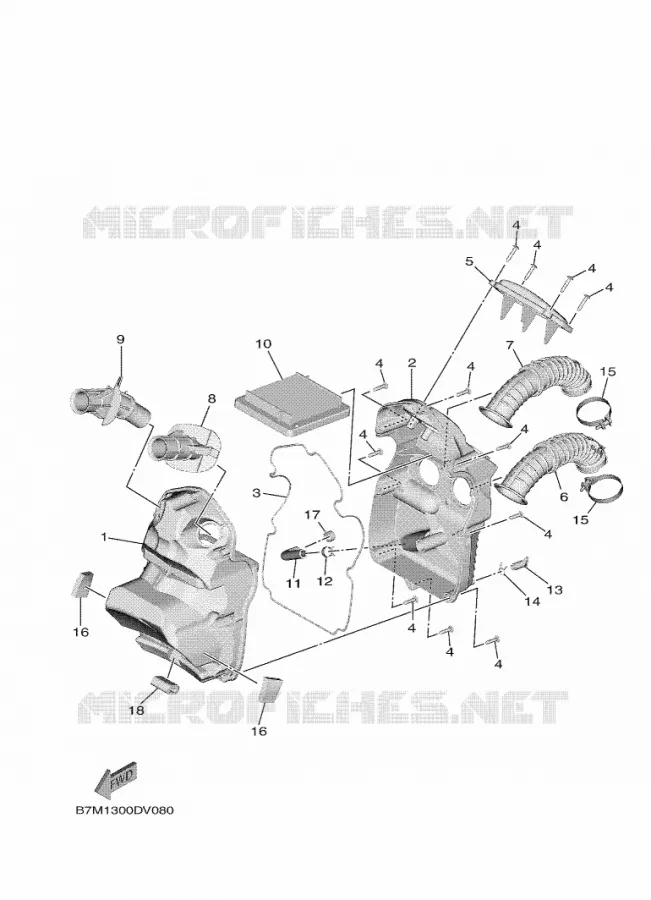 INTAKE Yamaha SCOOTER 560 2020 TMAX  XP560E-A