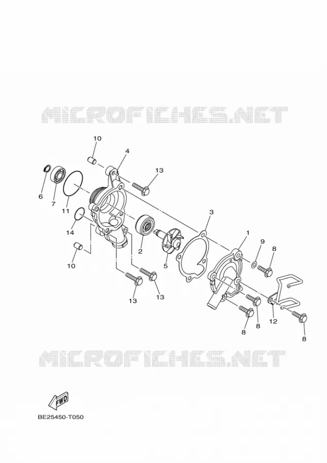 WATERPUMP / HOSES Yamaha SCOOTER 155 2020 TRICITY  MWS150-A