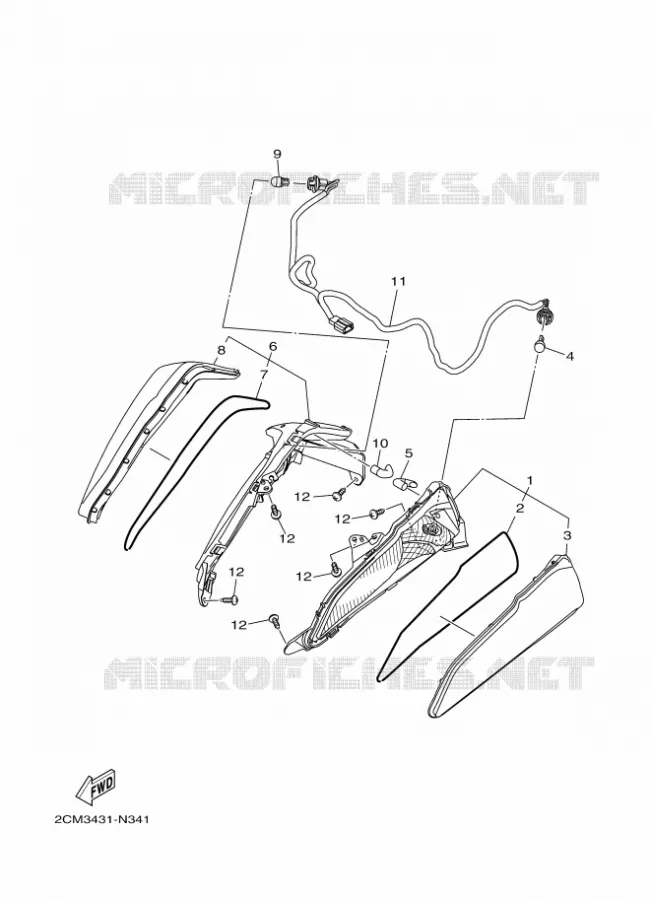 INDICATOR Yamaha SCOOTER 125 2020 TRICITY  MWS125-A