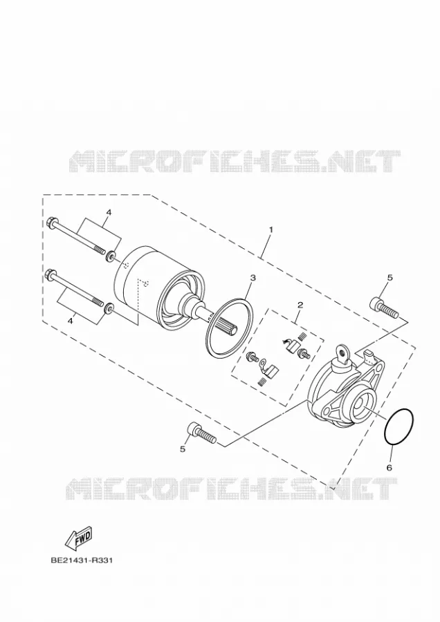 STARTER MOTOR Yamaha SCOOTER 125 2020 TRICITY  MWS125-A
