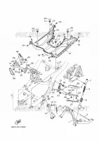 STAND / FOOTREST for Yamaha TRICITY 2020