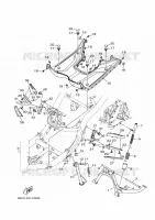 STAND / FOOTREST for Yamaha TRICITY 2020