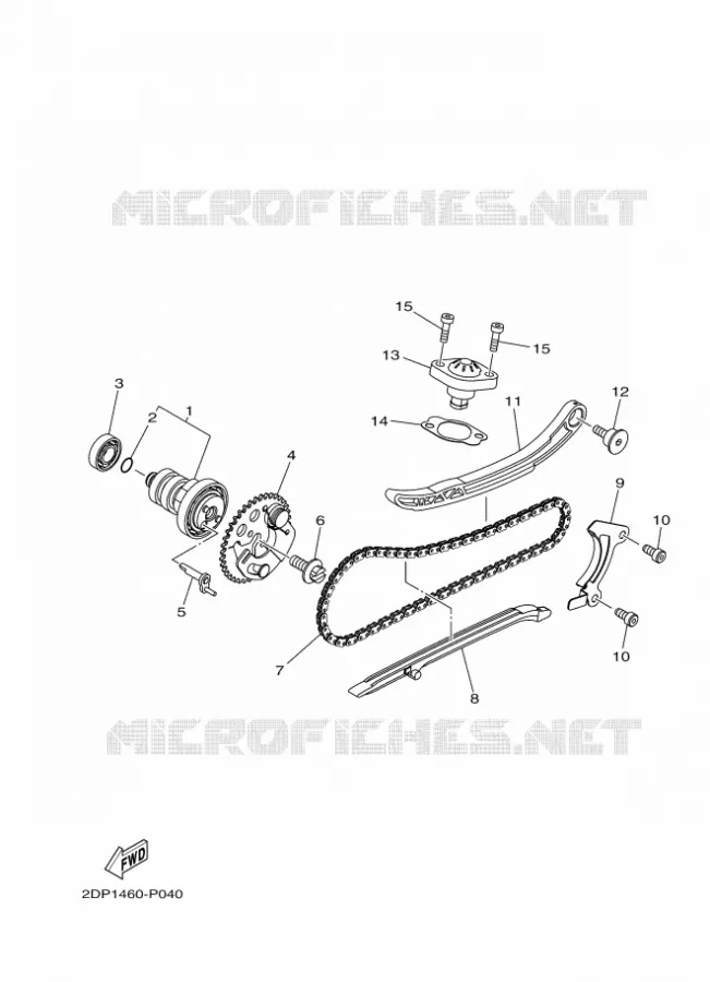 CAMSHAFT / TIMING CHAIN Yamaha SCOOTER 155 2020 NMAX  GPD150-A