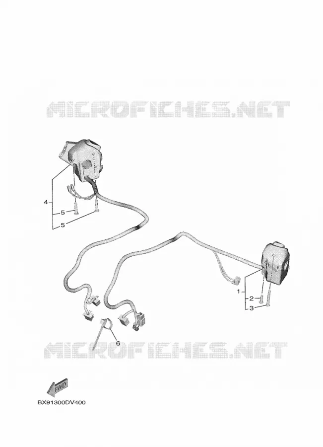 SWITCH / LEVER Yamaha SCOOTER 300 2020 TRICITY  MWD300