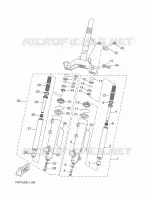 FRONT FORK for Yamaha BOOSTER (MBK) 2012
