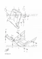 LEG SHIELD for Yamaha BOOSTER (MBK) 2012