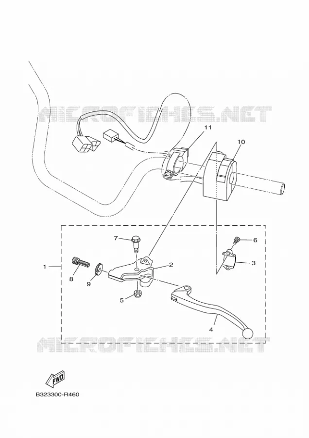 SWITCH / LEVER Yamaha QUAD 700 2020 KODIAK  YFM700FWBD