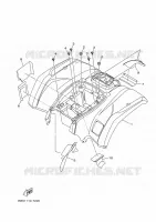 REAR FENDER for Yamaha KODIAK 2020