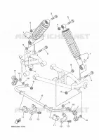 REAR SHOCK ABSORBER for Yamaha KODIAK 2020