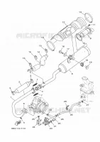 EXHAUST for Yamaha KODIAK 2020