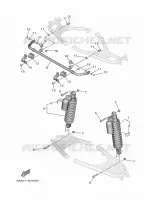 REAR SHOCK ABSORBER for Yamaha WOLVERINE 2020