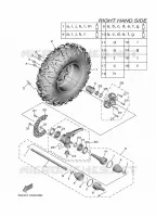 FRONT WHEEL 2 for Yamaha WOLVERINE 2020