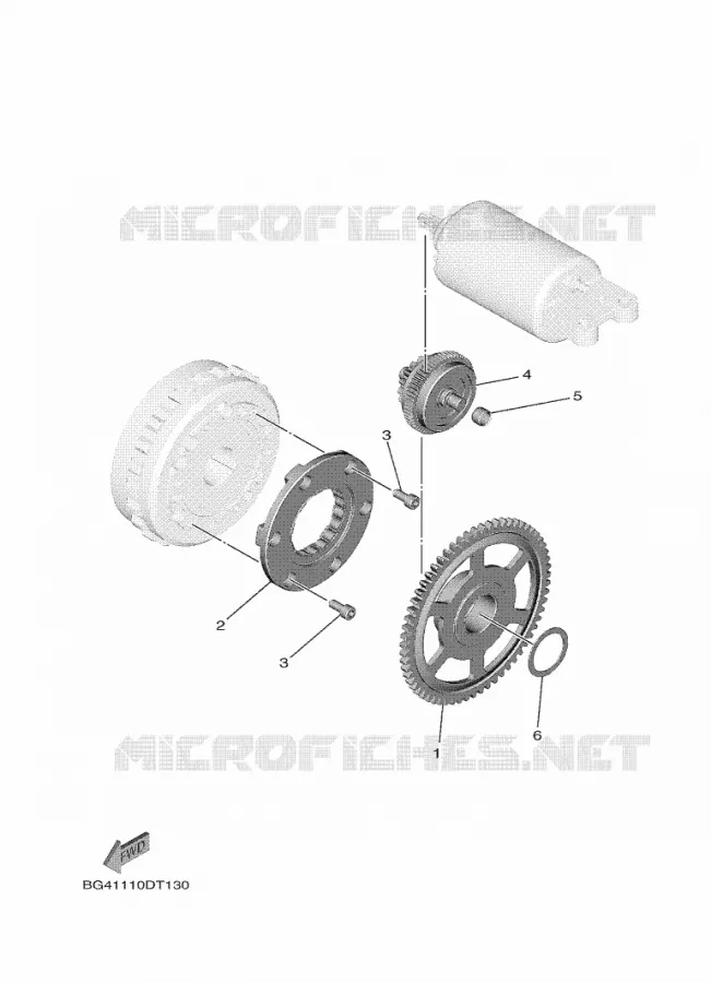 STARTER CLUTCH Yamaha SIDE BY SIDE 850 2020 WOLVERINE  YXF850E/YXF85WPBL