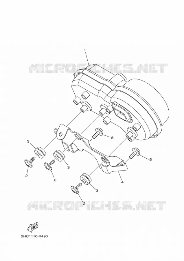 SPEEDOMETER Yamaha SIDE BY SIDE 1000 2020 YXZ  YXZ1000ET