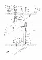 REAR BRAKE MASTER CYLINDER for Yamaha TRACER 2021