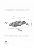 REAR SHOCK ABSORBER for Yamaha TRACER 2021