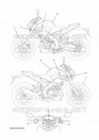 STICKER for Yamaha MT 2021