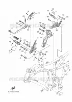 STAND / FOOTREST 2 for Yamaha MT 2021
