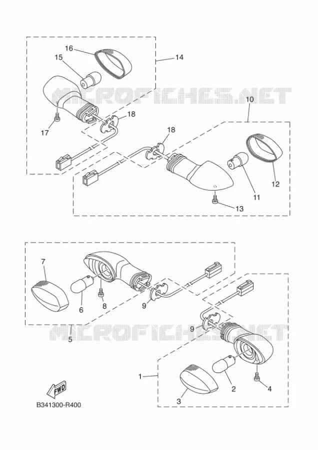 INDICATOR Yamaha MOTO 700 2021 XSR  MTM690-U