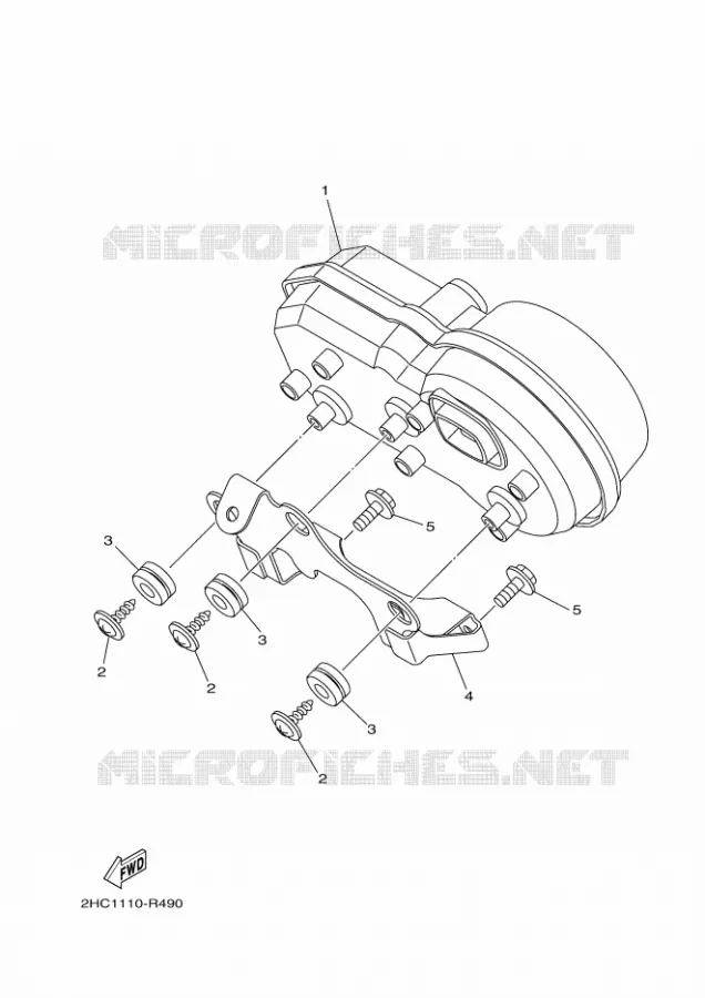SPEEDOMETER Yamaha SIDE BY SIDE 1000 2021 YXZ  YXZ1000ET