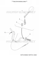 WVTA HANDLE SWITCH / CABLE for Yamaha KODIAK 2021
