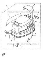 TOP COWLING for Yamaha 40 1990